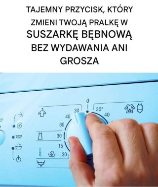 Suszenie prania bezpośrednio w pralce: trik, który zastępuje suszarkę bębnową