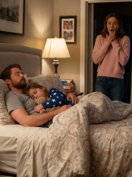 Ośmioletnia dziewczynka śpi sama, ale każdego ranka narzeka, że ​​jej łóżko jest „za małe”. Kiedy jej matka sprawdza nagrania z kamery bezpieczeństwa o drugiej w nocy, dziewczynka wybucha płaczem…