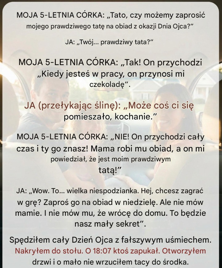 Nieoczekiwane pytanie mojej córki zmieniło nasze plany na Dzień Ojca