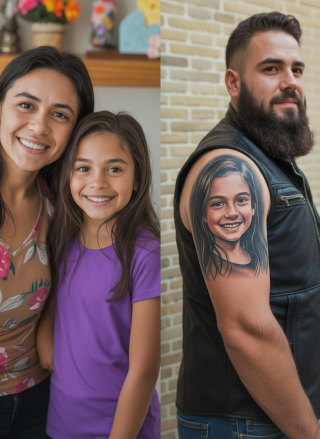 Osiem lat po zaginięciu córki matka rozpoznaje swoją wytatuowaną twarz na ramieniu mężczyzny. Prawda kryjąca się za tym obrazem zapiera jej dech w piersiach.