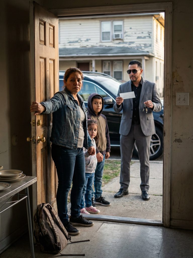 Wychowywałam troje dzieci mojej zmarłej siostry przez pięć lat – pracując nocami, sprzedając jedzenie o świcie i poświęcając własną przyszłość, żeby nigdy nie czuły się porzucone. Aż pewnej niedzieli ich ojciec wrócił czarnym SUV-em, ociekając bogactwem i arogancją, machając pustym czekiem, jakby miłość można było „odpłacić”. Obiecał rezydencje, baseny i wszystko, co można kupić za pieniądze – a potem zażądał, żebym oddała im dzieci. Myślałam, że zaraz je stracę… aż mój dwunastoletni siostrzeniec spojrzał mu w oczy i powiedział słowa, które złamały dumę miliardera: „Wolę żyć w biedzie z tym, który nigdy nas nie opuścił. Nie jesteś naszym ojcem – jesteś tylko naszym darczyńcą”.