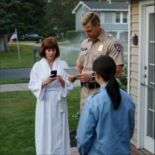 O 6:30 rano zastępca szeryfa stanął u moich drzwi z dokumentami – „postanowieniem o pozwoleniu na posiadanie”, powiedział, jakby to był kolejny przystanek na jego trasie. Po drugiej stronie ulicy moja córka i jej mąż stali przy skrzynce pocztowej sąsiada, obserwując, jakby kupili bilety. Krzyknęła: „Powinieneś był podpisać te dokumenty wcześniej”, a on dodał: „Pakuj się i uciekaj”.