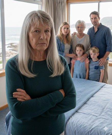 Kupiłam dom na plaży za odziedziczone po mężu pieniądze, myśląc, że w końcu będę miała trochę spokoju. Nagle zadzwonił telefon. „Mamo, wszyscy wyjeżdżamy tego lata… ale możesz zostać w pokoju z tyłu” – powiedział mój syn. Uśmiechnęłam się i odpowiedziałam: „Oczywiście”.