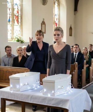 Na pogrzebie moich bliźniaków teściowa wyszeptała, że ​​Bóg zabrał je z mojego powodu. Kiedy kazałam jej przestać, uderzyła mnie i zagroziła, że ​​będę milczała. Myślała, że ​​się złamię. Nie miała pojęcia, co się stanie.