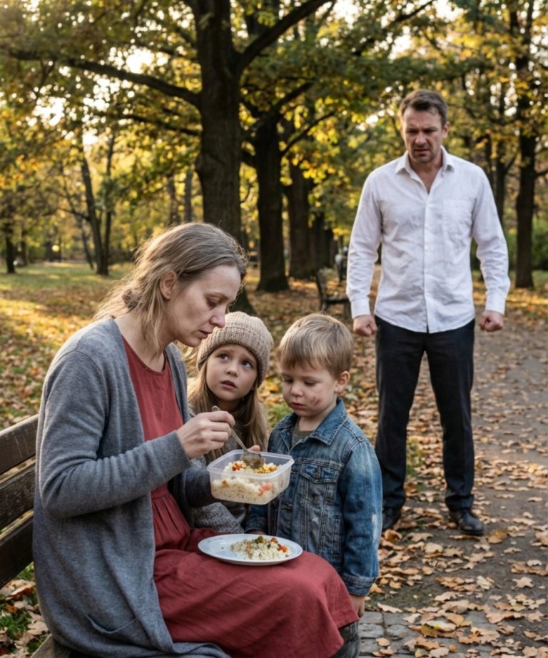 Matka podzieliła się jednym talerzem jedzenia ze swoimi dziećmi. Milioner był tego świadkiem – a to, co nastąpiło później, było piękne poza słowami.
