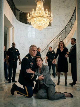 Ledwo przekroczyłam próg, gdy mąż uderzył mnie tak mocno, że aż zadzwoniło mi w uszach. „Czy ty w ogóle wiesz, która godzina, ty bezużyteczna suko? Idź do kuchni i ugotuj dla mojej matki!”. Wytrzymałam to. Spędziłam godzinę, przygotowując jej posiłek, tylko po to, by wzięła jeden kęs, wypluła go i popchnęła mnie do tyłu. Kiedy upadłam na podłogę, nagły, bolesny skurcz i przypływ ciepłej krwi powiedziały mi wszystko, co musiałam wiedzieć. Traciłam nasze dziecko. Rzuciłam się po telefon, żeby zadzwonić pod 911. Mój mąż tylko prychnął, wyrwał mi go z ręki i rzucił przez pokój. Przestałam płakać. Powoli, trzymając się za brzuch, spojrzałam na mężczyznę, którego poślubiłam, i kobietę, która właśnie zabiła moje dziecko. „Zadzwoń do mojego ojca” – wyszeptałam. Nie mieli pojęcia, kim on naprawdę jest.