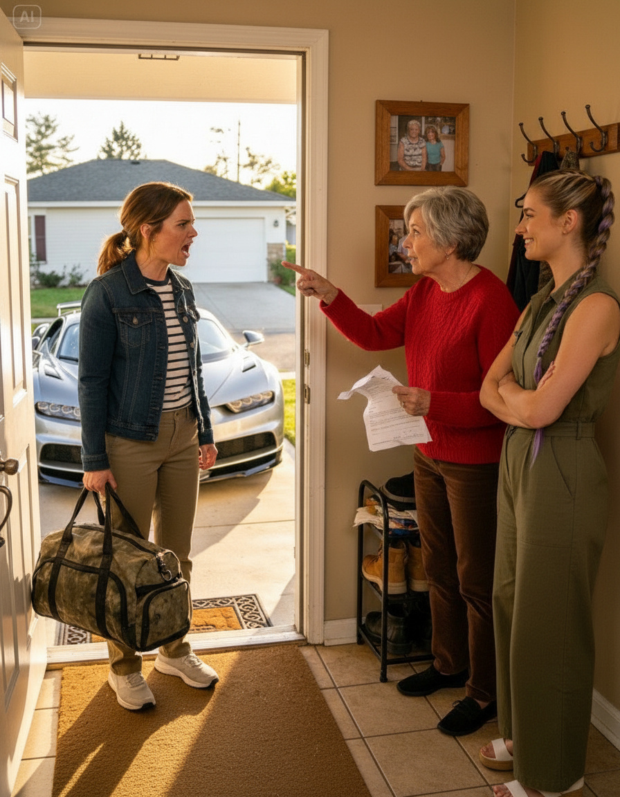 Zapłaciłem siostrze 8000 dolarów za naukę i mieszkanie, ale kiedy wróciłem, mój pokój był całkowicie pusty. Mama spojrzała na mnie zimnym wzrokiem i krzyknęła: „Nie udźwigniesz już tego ciężaru, spakuj się i znajdź nowe mieszkanie!”. Oblała mnie kawą. Siostra się śmiała, kiedy… wychodziłem, ale kiedy zobaczyła mojego Bugatti Mistrala na zewnątrz, była w szoku…