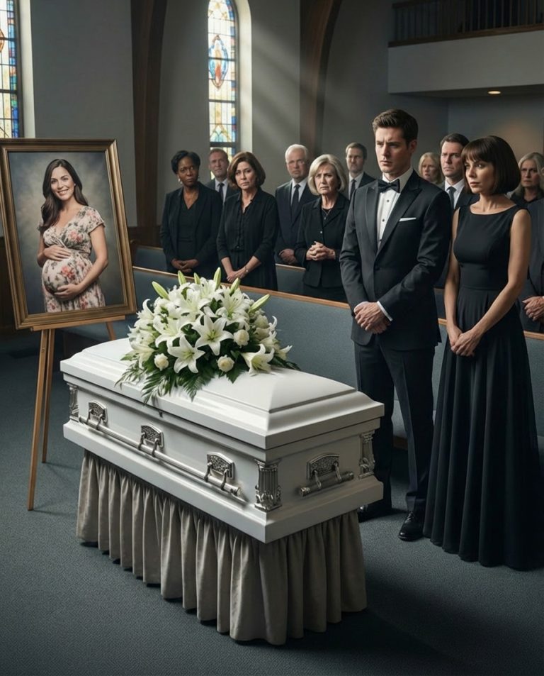 Mężczyzna przyprowadził kochankę na pogrzeb swojej ciężarnej żony — wtedy prawnik otworzył jej testament i odkrył
