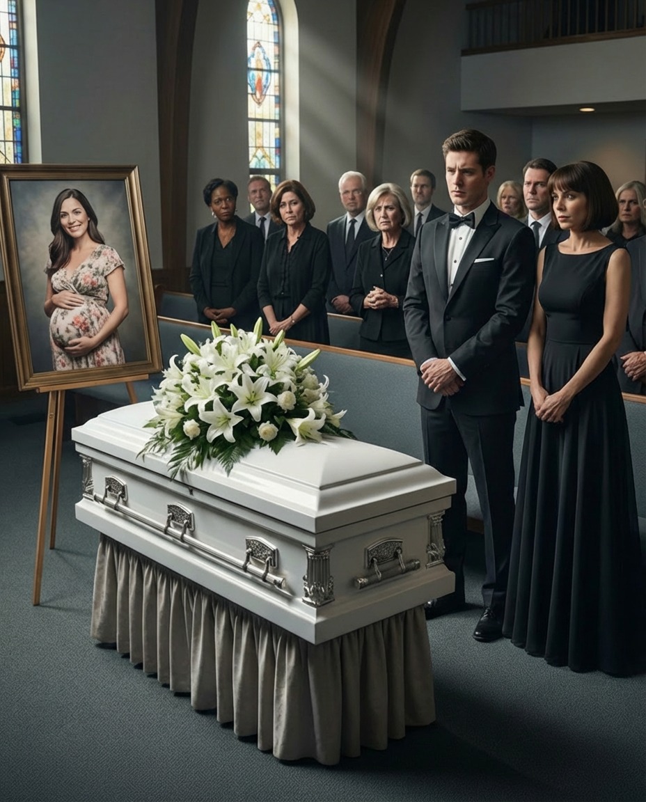 Mężczyzna przyprowadził kochankę na pogrzeb swojej ciężarnej żony — wtedy prawnik otworzył jej testament i odkrył