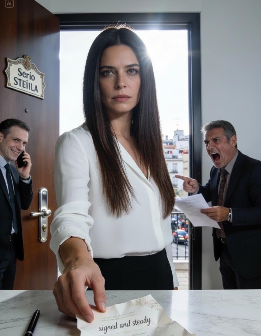 „Podpisz to, bo będę to ciągnął latami” – warknął na mnie mąż, wpychając papiery, za które zapłaciłam w całości, na strych. Uśmiechał się, jakby wyrzucenie mnie miało mnie złamać.