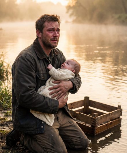 Stracił całą rodzinę w pożarze — a potem rzeka dała mu syna.
